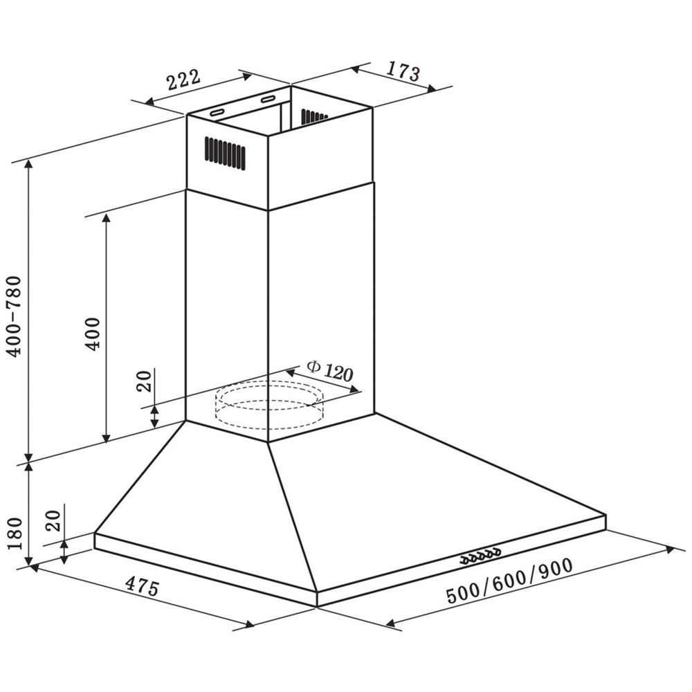 Кухонная вытяжка making Oasis everywhere KB-60R oasis 960