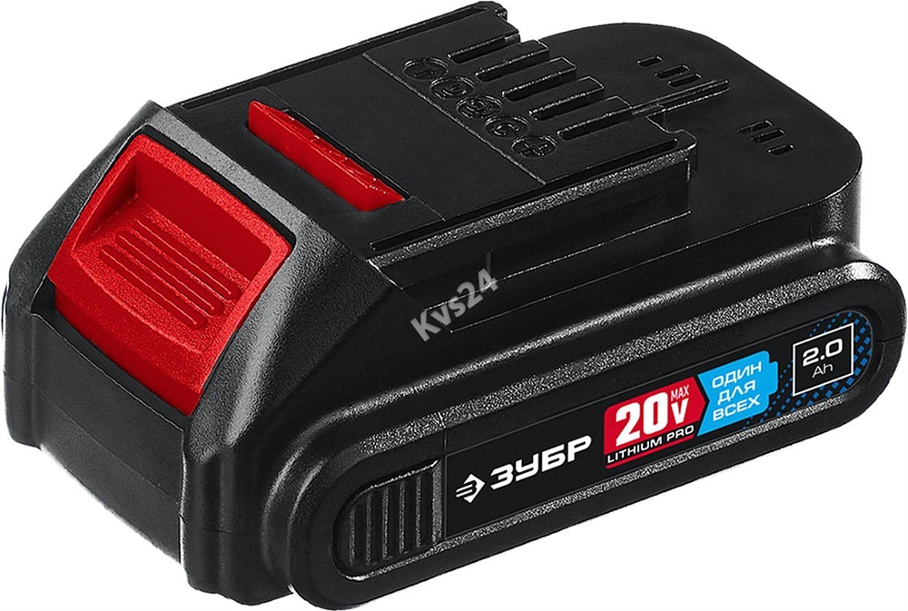 ЗУБР  T7, 20 В, 2.0 А·ч, аккумуляторная батарея, Профессионал (ST7-20-2) ST7-20-2