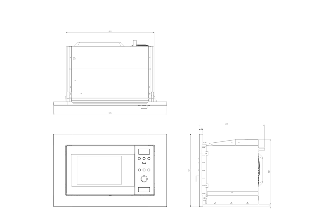Встраиваемая микроволновая печь MW-RMW oasis 1187