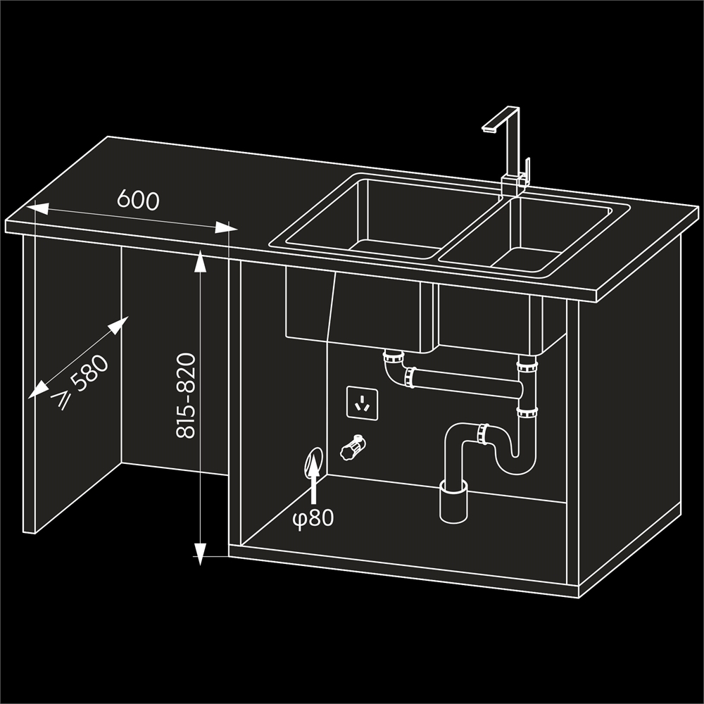 Встраиваемая посудомоечная машина PM-14V6S oasis 3044