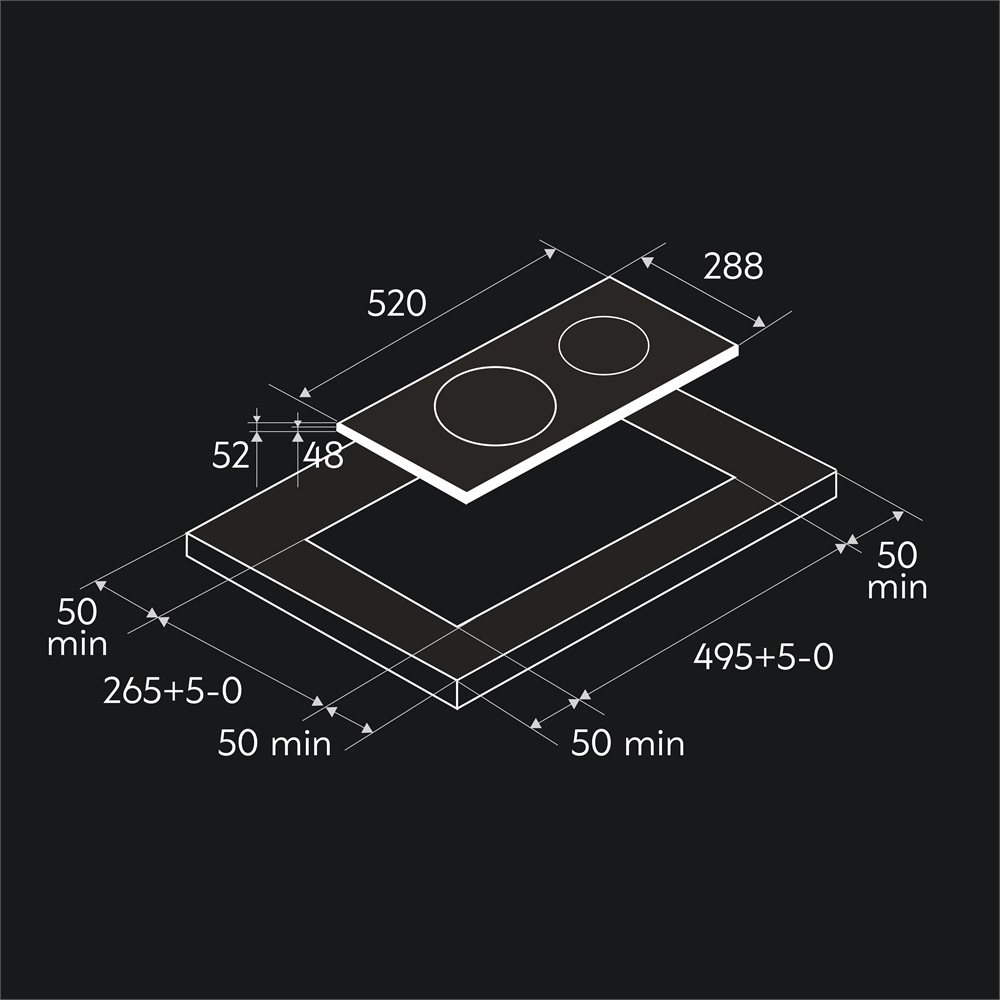 Варочная панель электрическая P-SDR oasis 1119