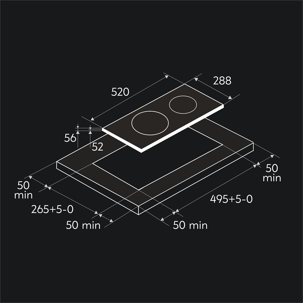Варочная панель индукционная P-IBD oasis 1121