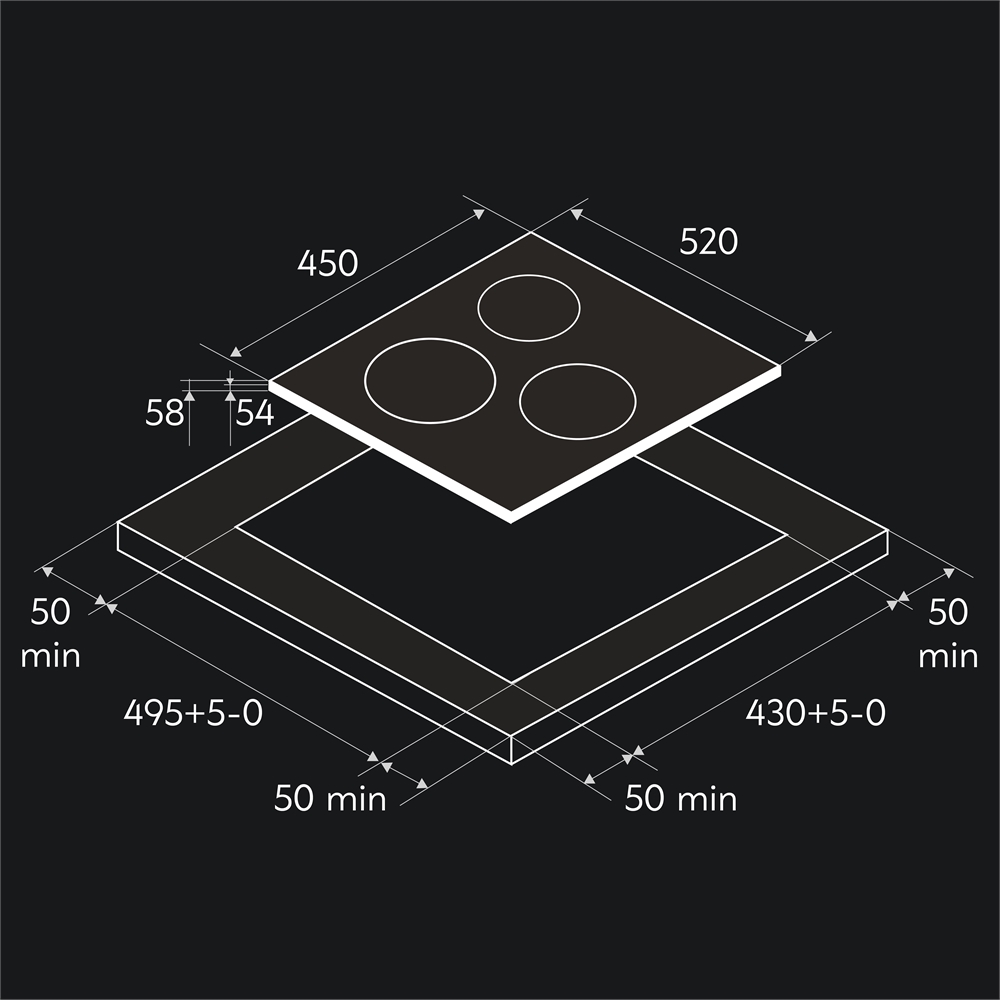 Варочная панель индукционная P-ENG oasis 2771