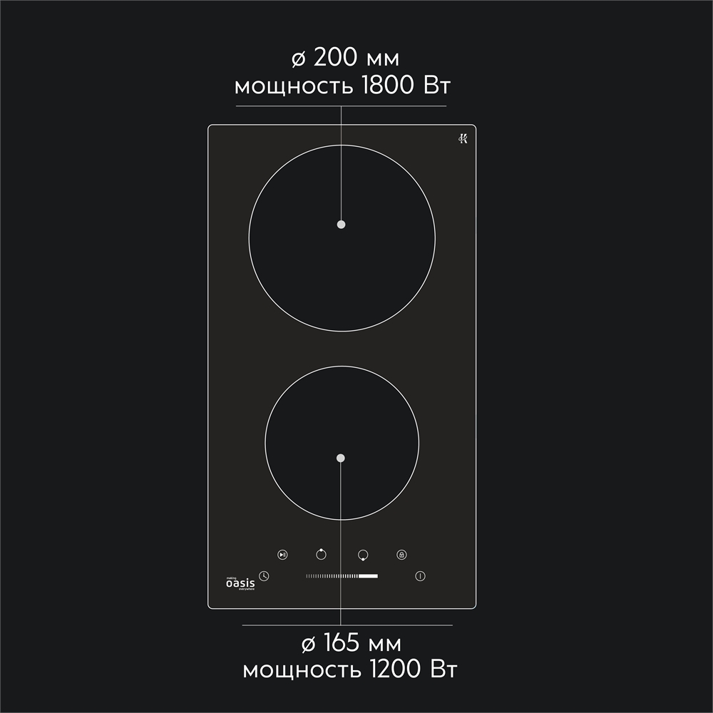 Варочная панель электрическая P-SBD oasis 813