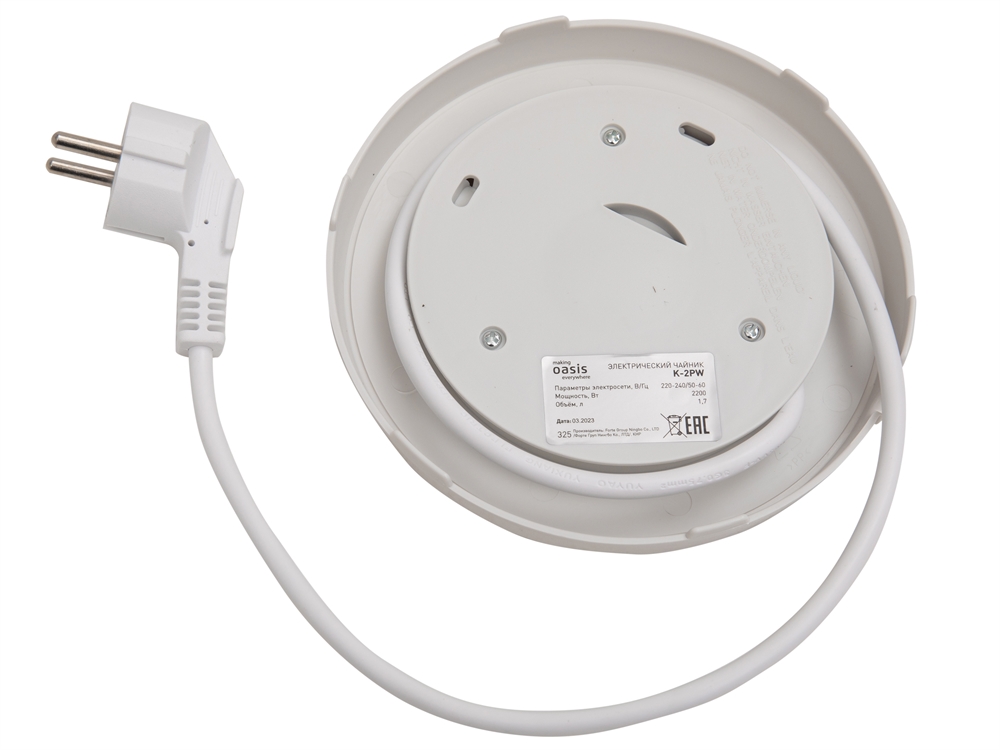 Электрический чайник K-2PW oasis 1219