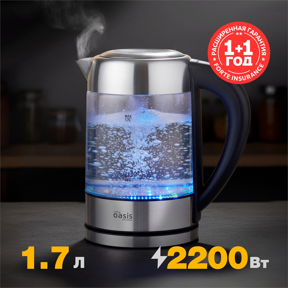 Электрический чайник K-7GS oasis 1232