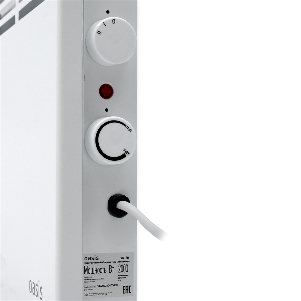 Электрический конвектор Oasis VK-20 oasis 1292