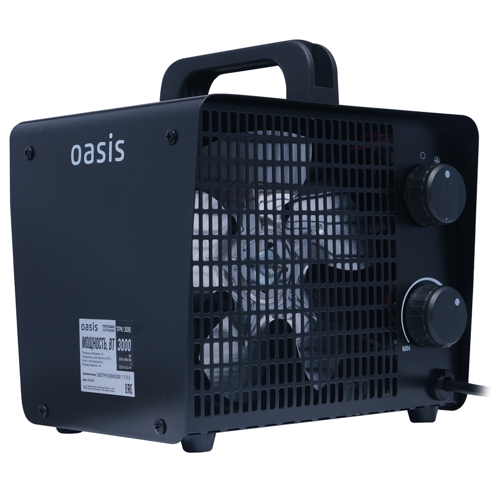 Электрическая тепловая пушка Oasis TPK-30B oasis 2853