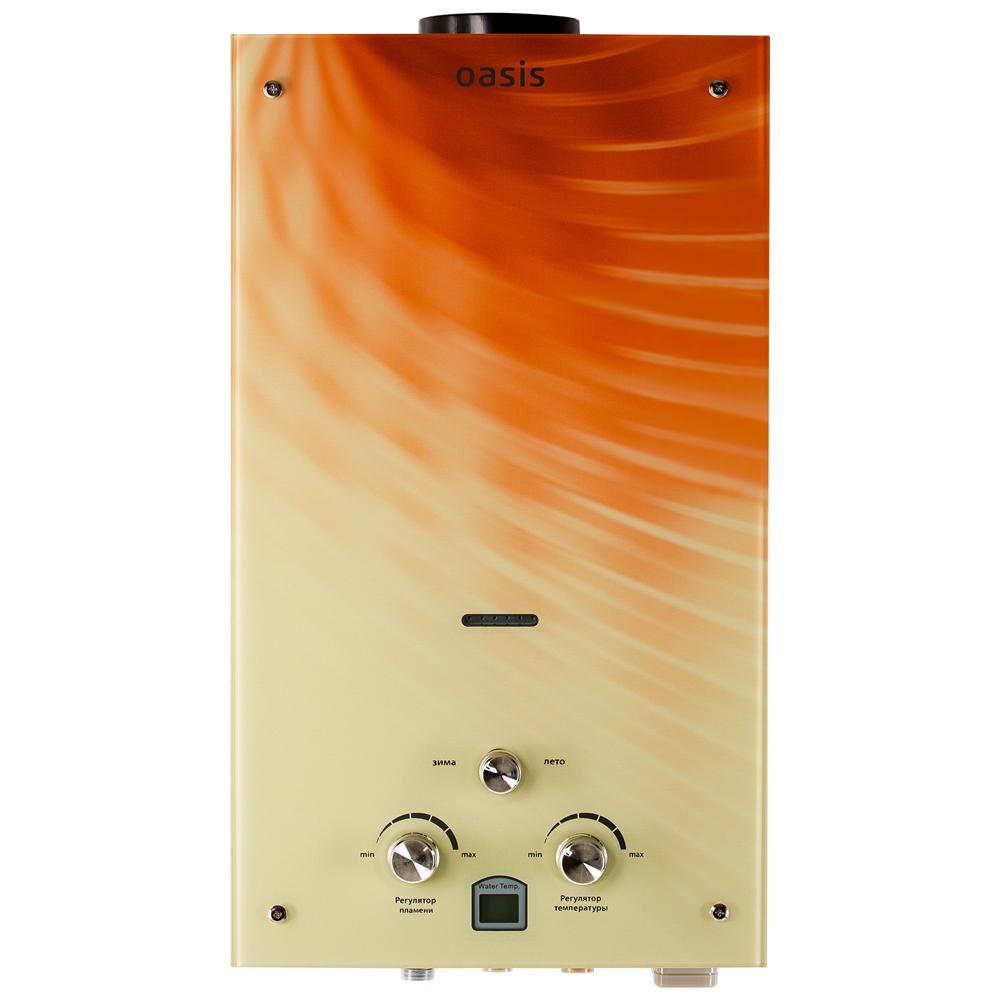 Газовый проточный водонагреватель Oasis Glass 24 BG oasis 55