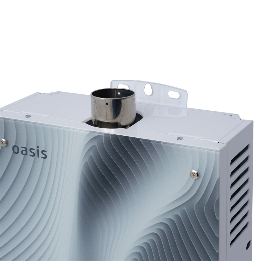 Газовый проточный водонагреватель Oasis Turbo Glass HG/TUR oasis 585