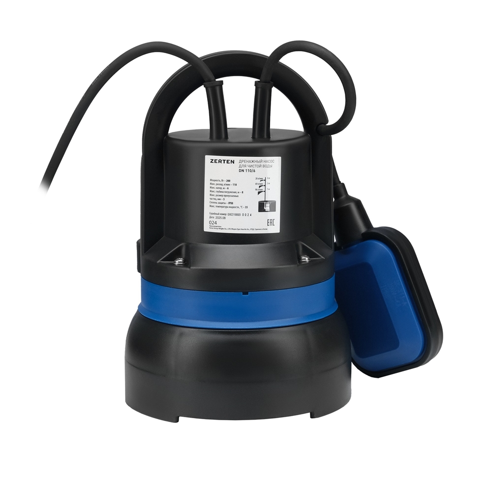 Дренажный насос Zerten DN 110/6 oasis 3187
