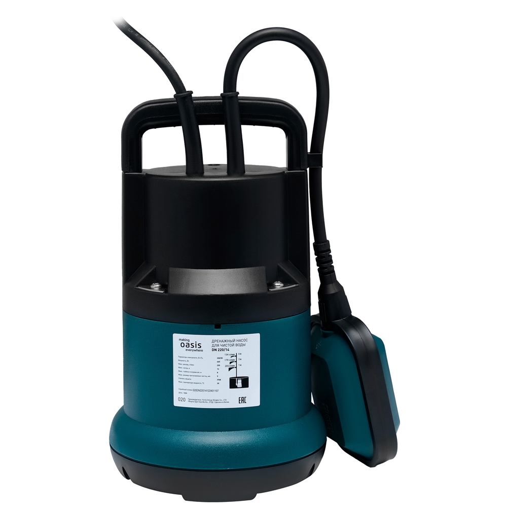 Дренажный насос для чистой воды DN 220/14 oasis 39