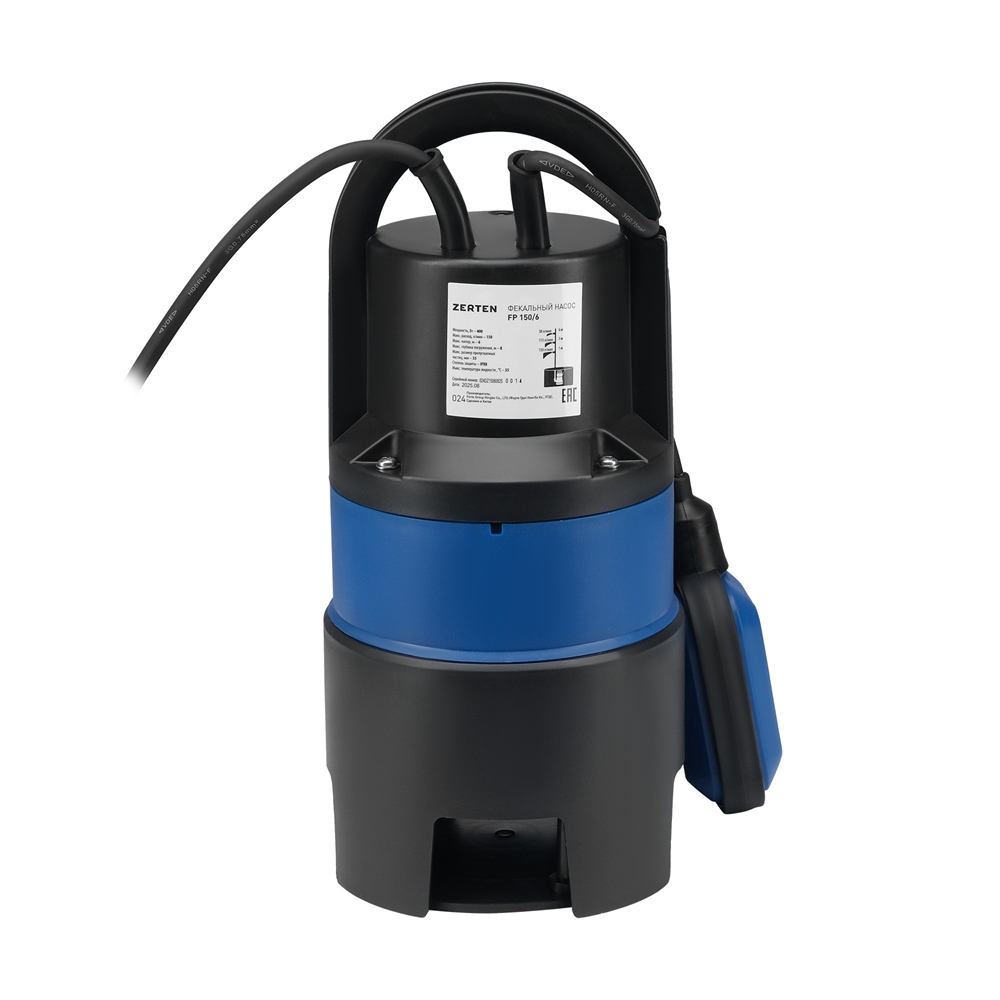 Фекальный насос Zerten FP-150/6 oasis 3193