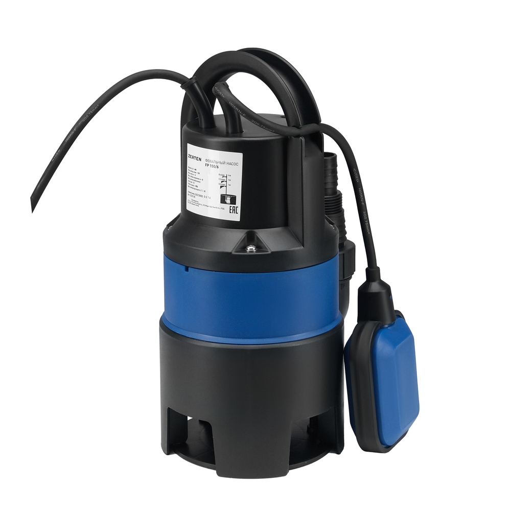 Фекальный насос Zerten FP-150/6 oasis 3193