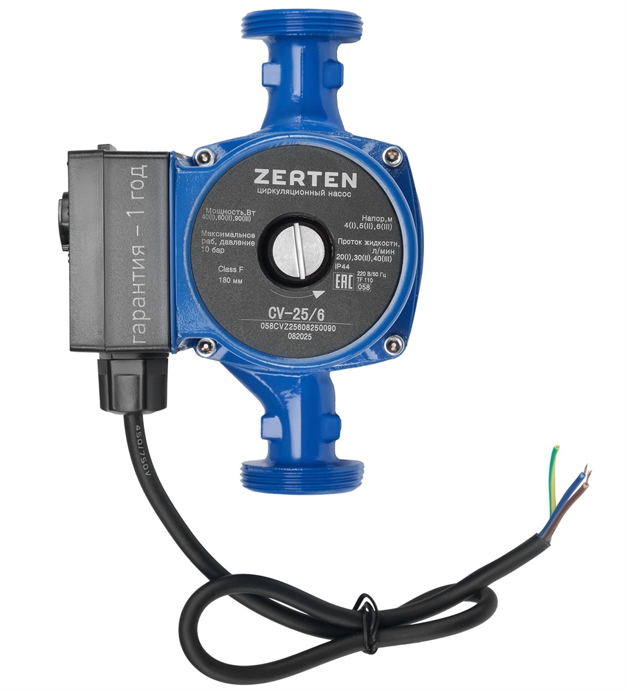 Циркуляционный насос с мокрым ротором Zerten 25 oasis 1963