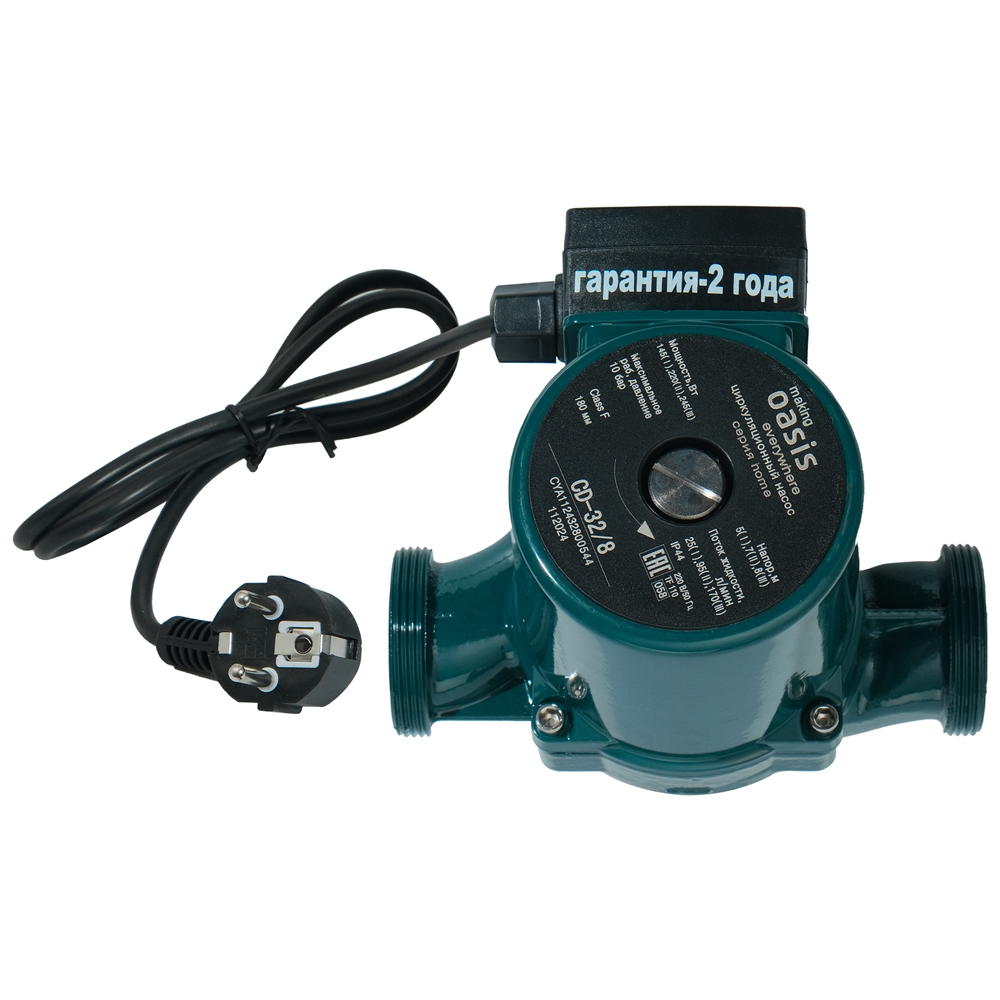 Циркуляционный насос с мокрым ротором серия Home CD-32/8 oasis 2298