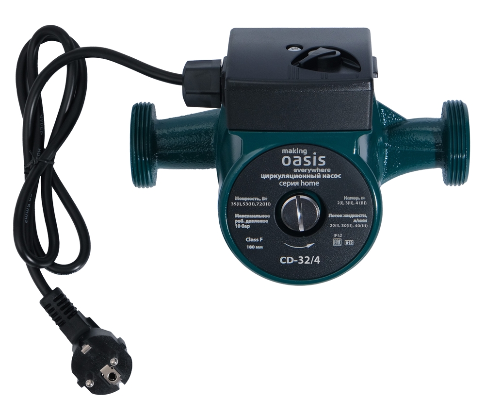 Циркуляционные насосы с мокрым ротором серия Home 32 oasis 2579