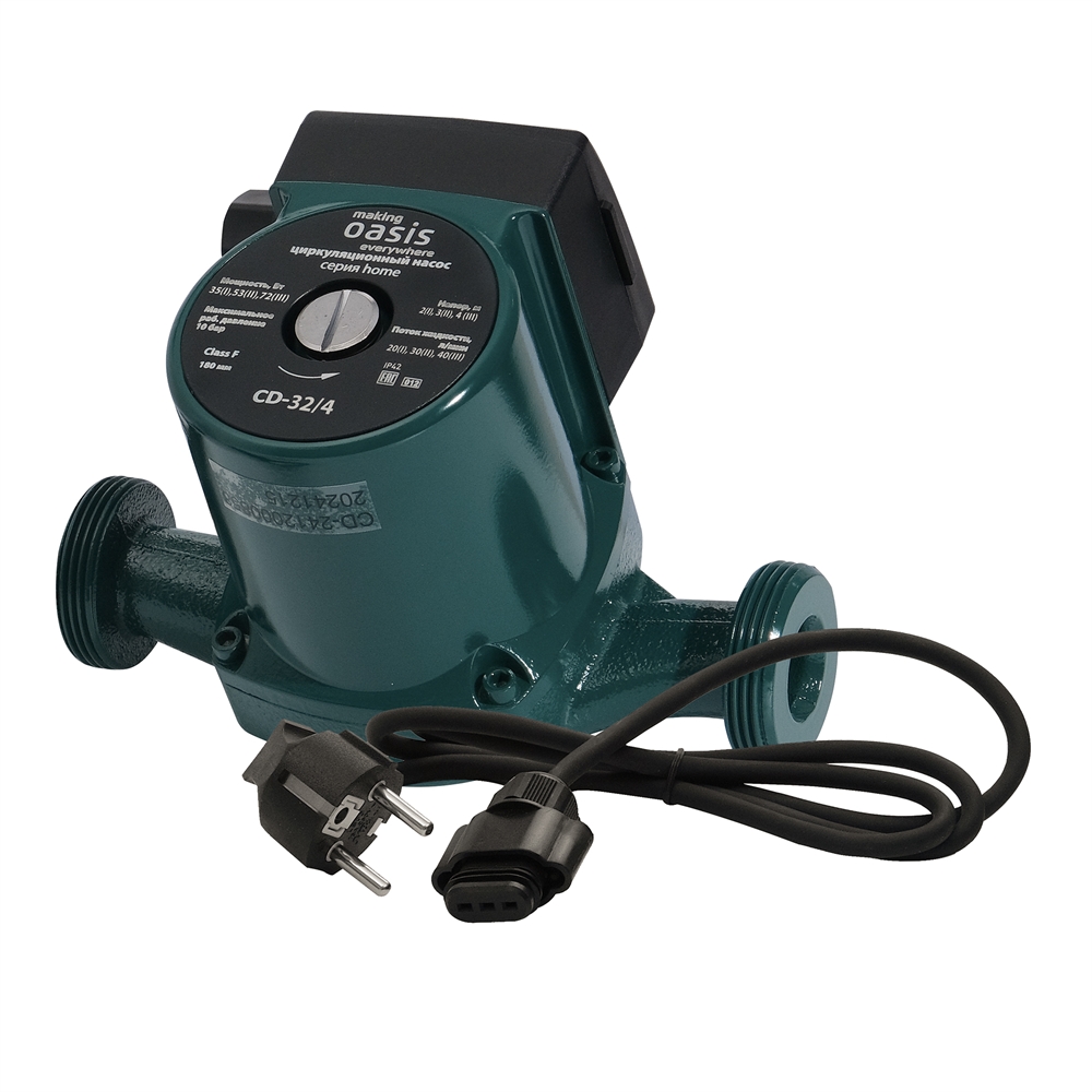 Циркуляционный насос с мокрым ротором серия Home CD-32/4 oasis 2766
