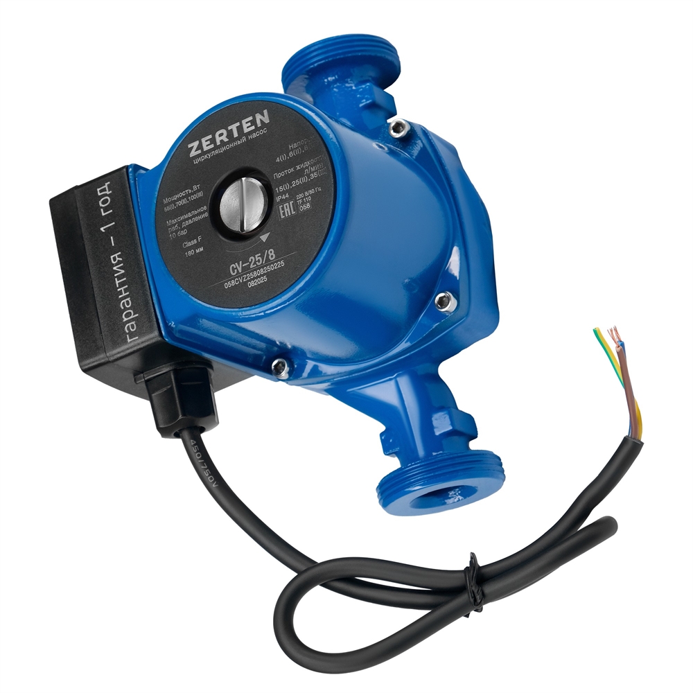 Циркуляционный насос с мокрым ротором Zerten CV-25/8 oasis 3155