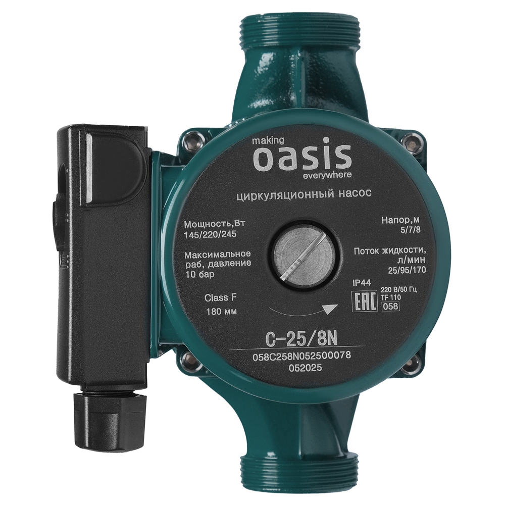 Циркуляционный насос с мокрым ротором C-25/8N oasis 501