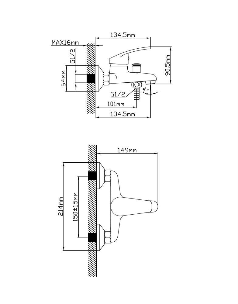 Смеситель L2005М_Pab oasis 2197