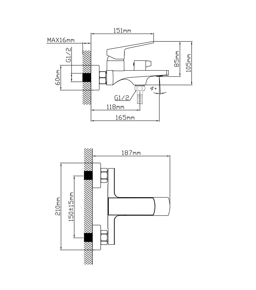 Смеситель L2007МB_Sal oasis 2201