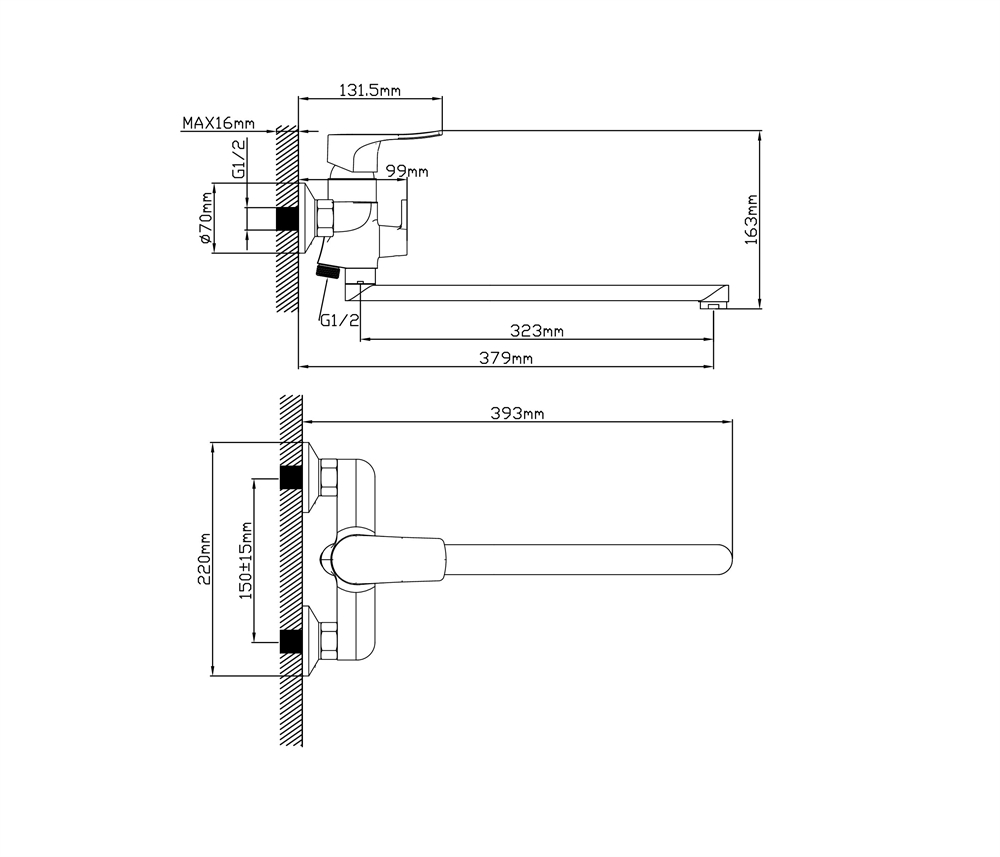 Смеситель L2011М_Ren oasis 2204