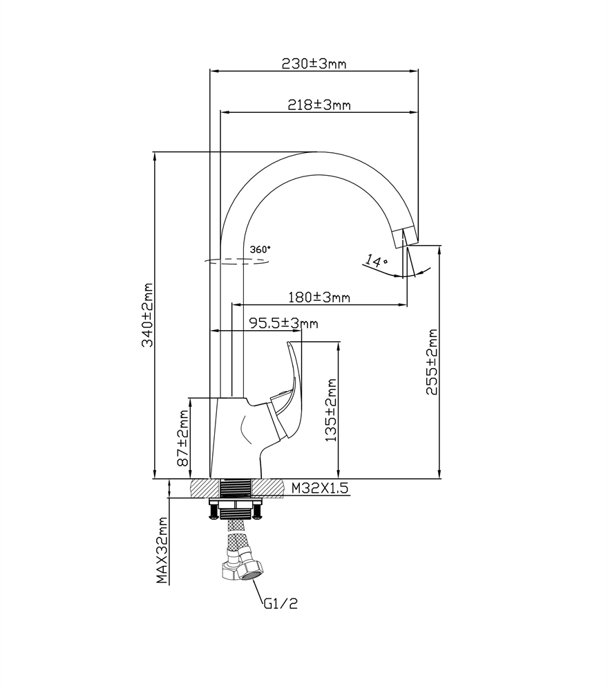 Смеситель L1007MG oasis 2207