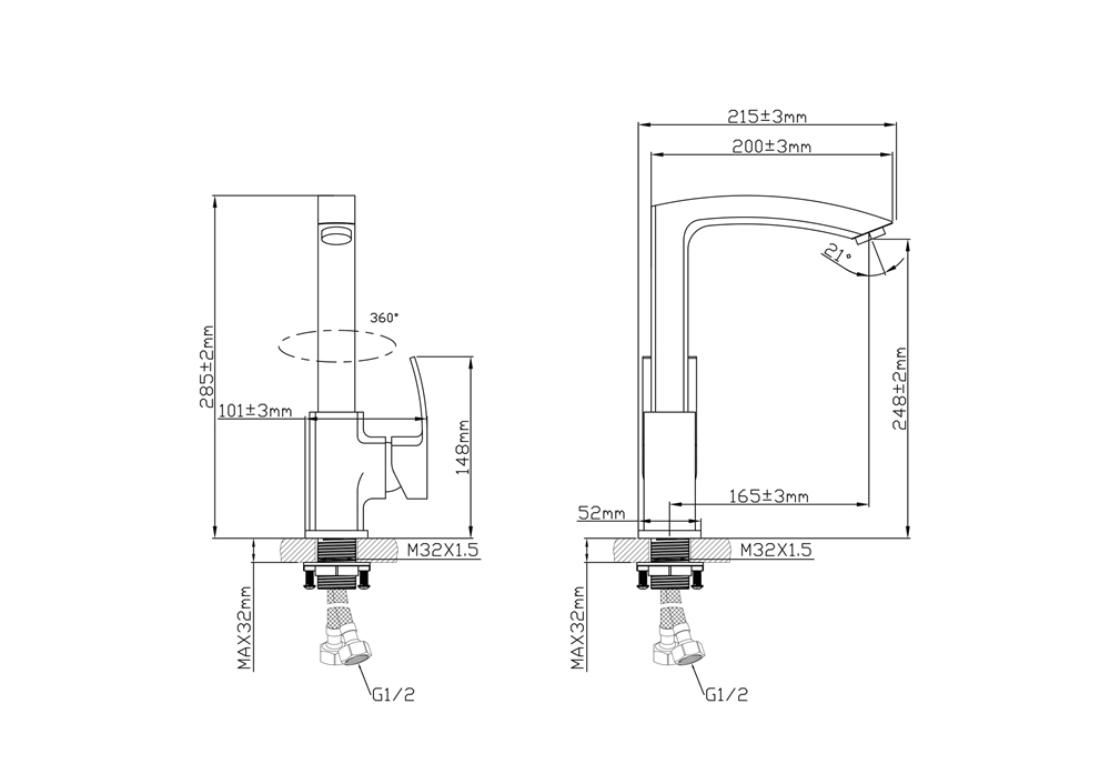 Смеситель L1012GМ oasis 2218
