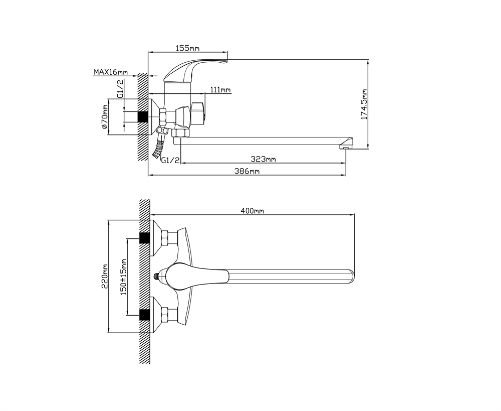 Смеситель L2013М_Bot oasis 2222