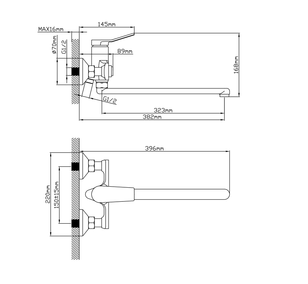 Смеситель L2010М_Mat oasis 2225
