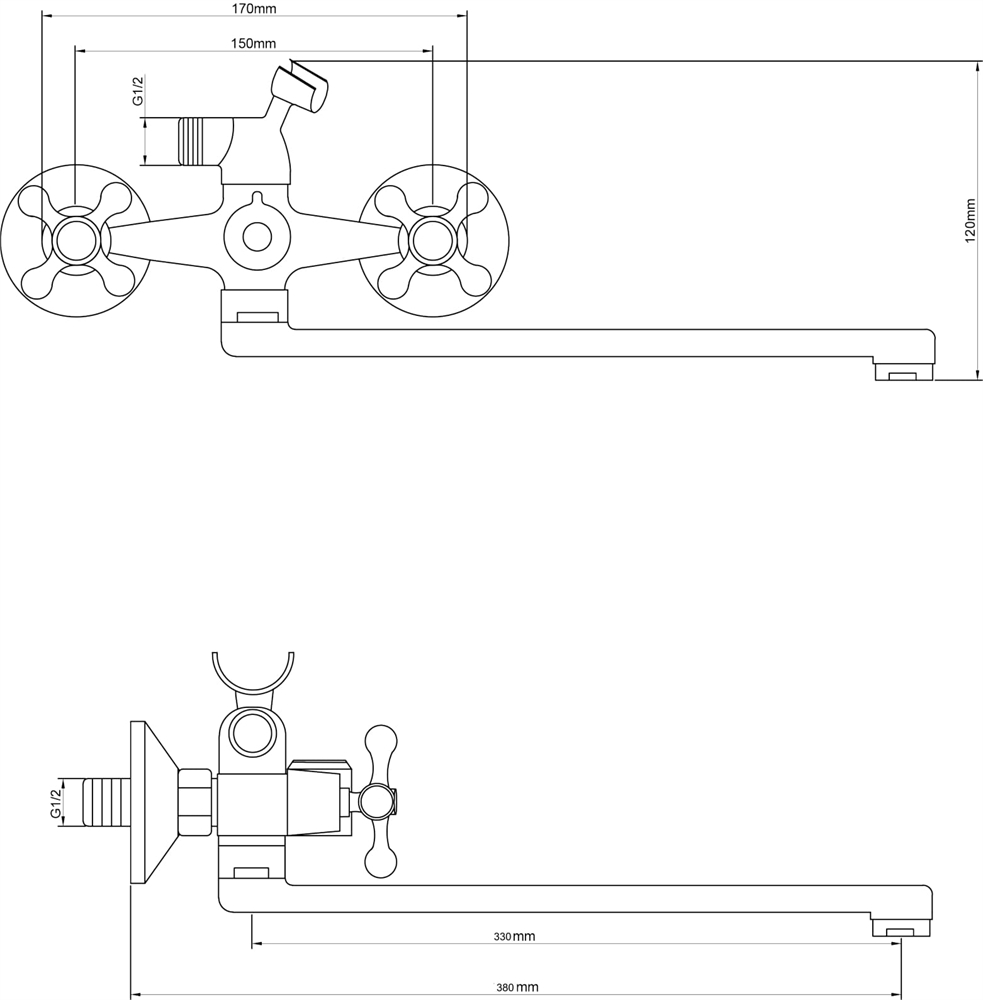 Смеситель L2001НС_Fri oasis 2228