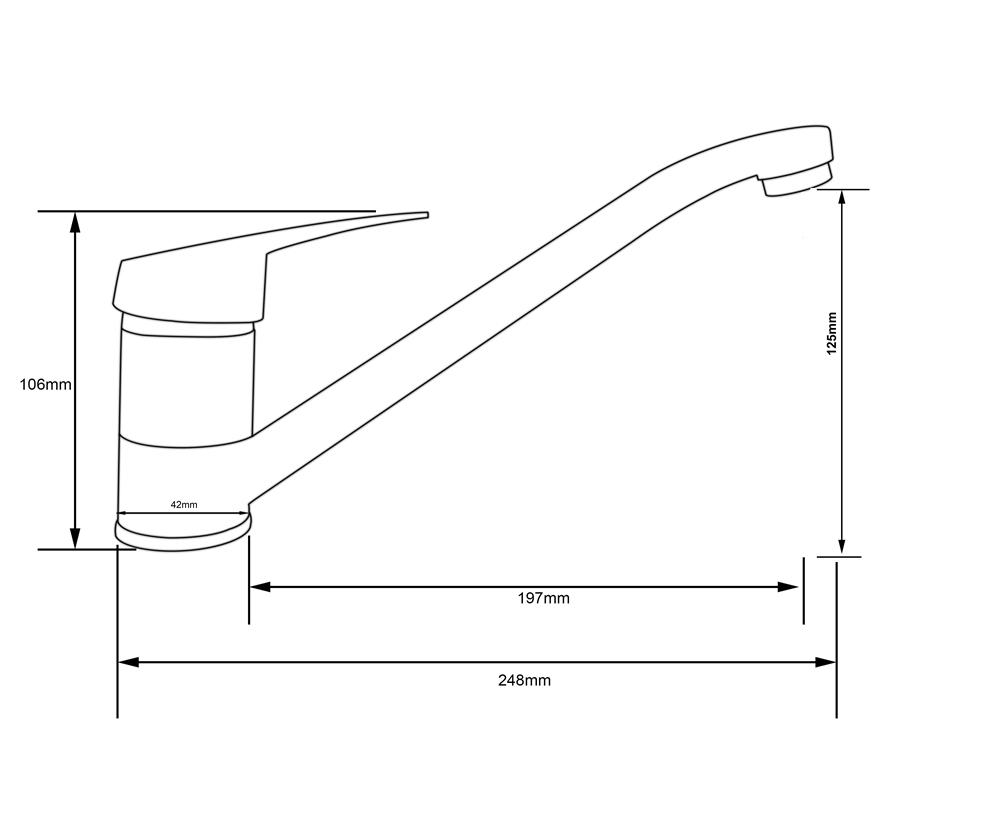 Смеситель L1011МSh oasis 2239