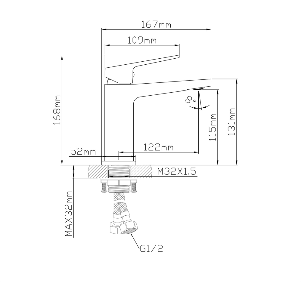 Смеситель L3009МB_Sal oasis 2246