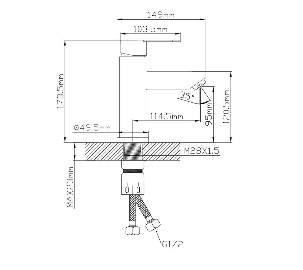 Смеситель SUS3001GМ_Car oasis 2251