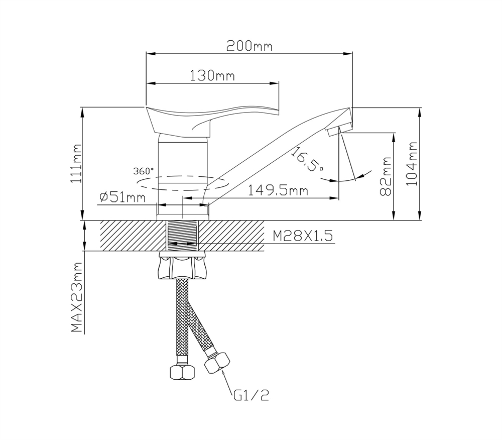 Смеситель L3019МG_Del oasis 2257