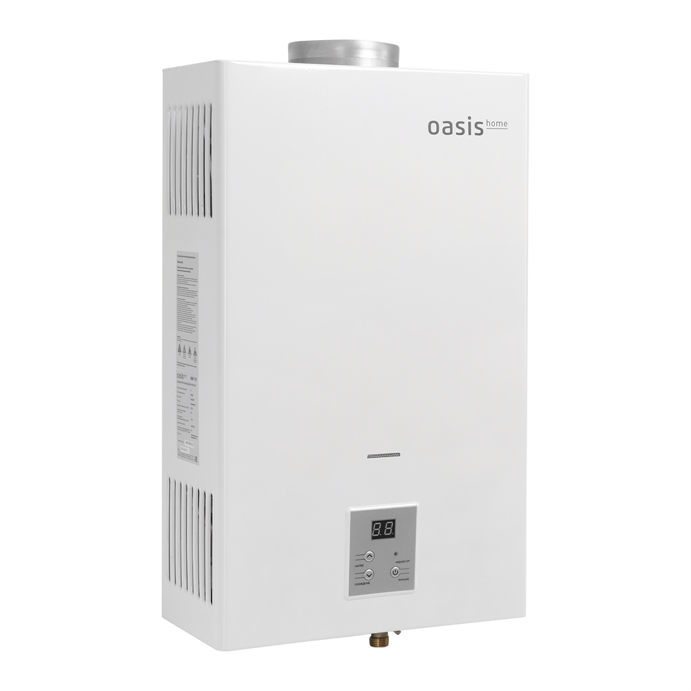 Газовый проточный водонагреватель Oasis Home MW-10 oasis 456
