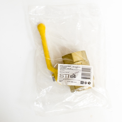 Кран шаровой газовый STI ГГ рычаг 32 т 00000003678