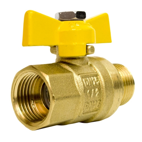 Кран шаровой газовый STI ШГ бабочка 15 т 00000003683