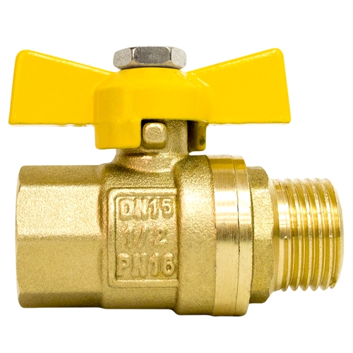 Кран шаровой газовый STI ШГ бабочка 15 т 00000003683