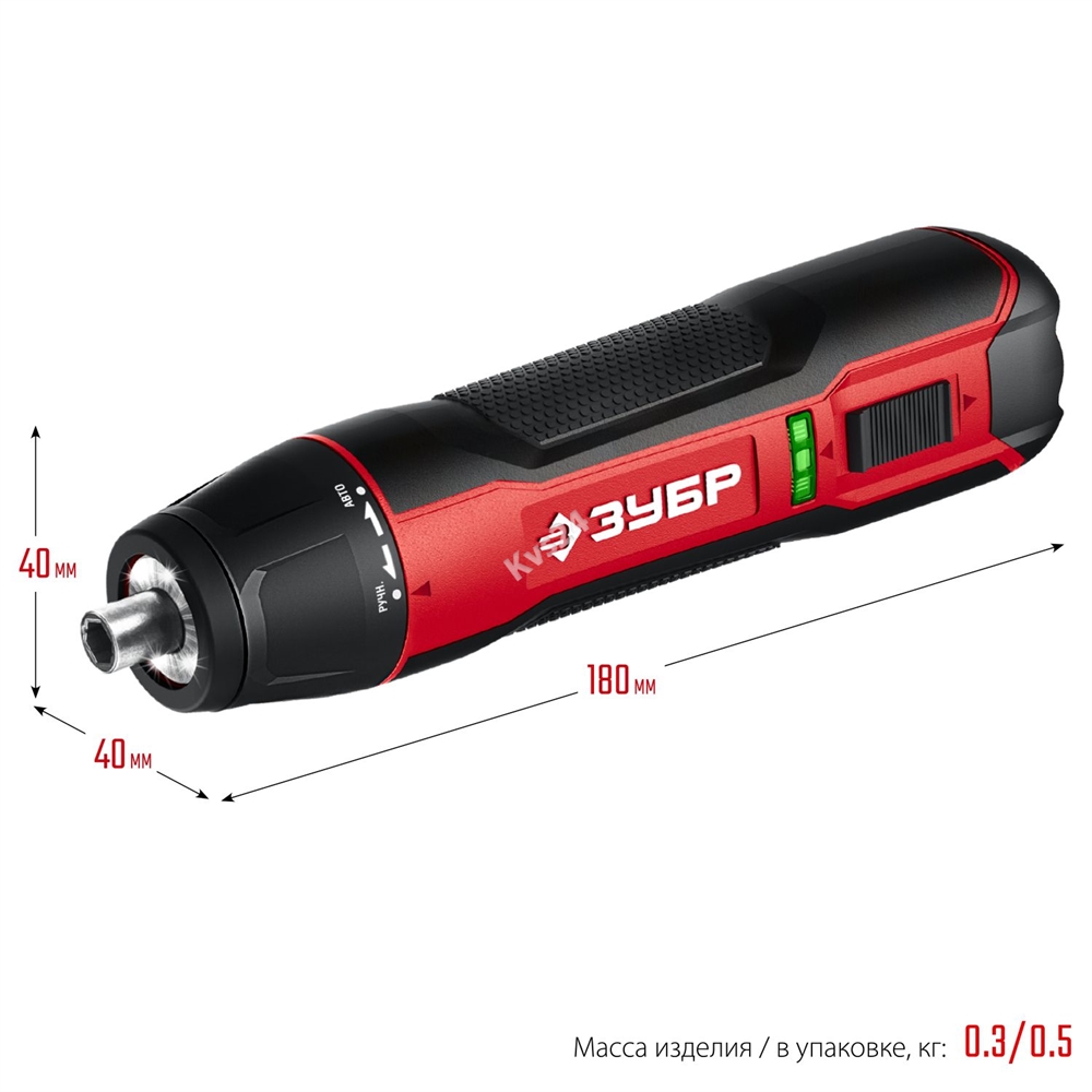 ЗУБР  3.6 В, аккумуляторная отвертка (ЗО-4) ЗО-4