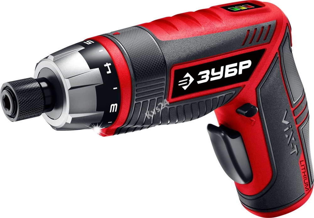 ЗУБР  ViX-T 3.6 В, аккумуляторная отвертка-трансформер, кейс, 10 бит (ЗО-ЕМ-3.6 Ли) ЗО-ЕМ-3.6 Ли