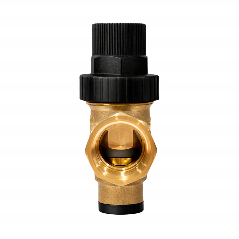 Квартирный регулятор давления воды STI 1/2" с выходом под манометр т тт000020182