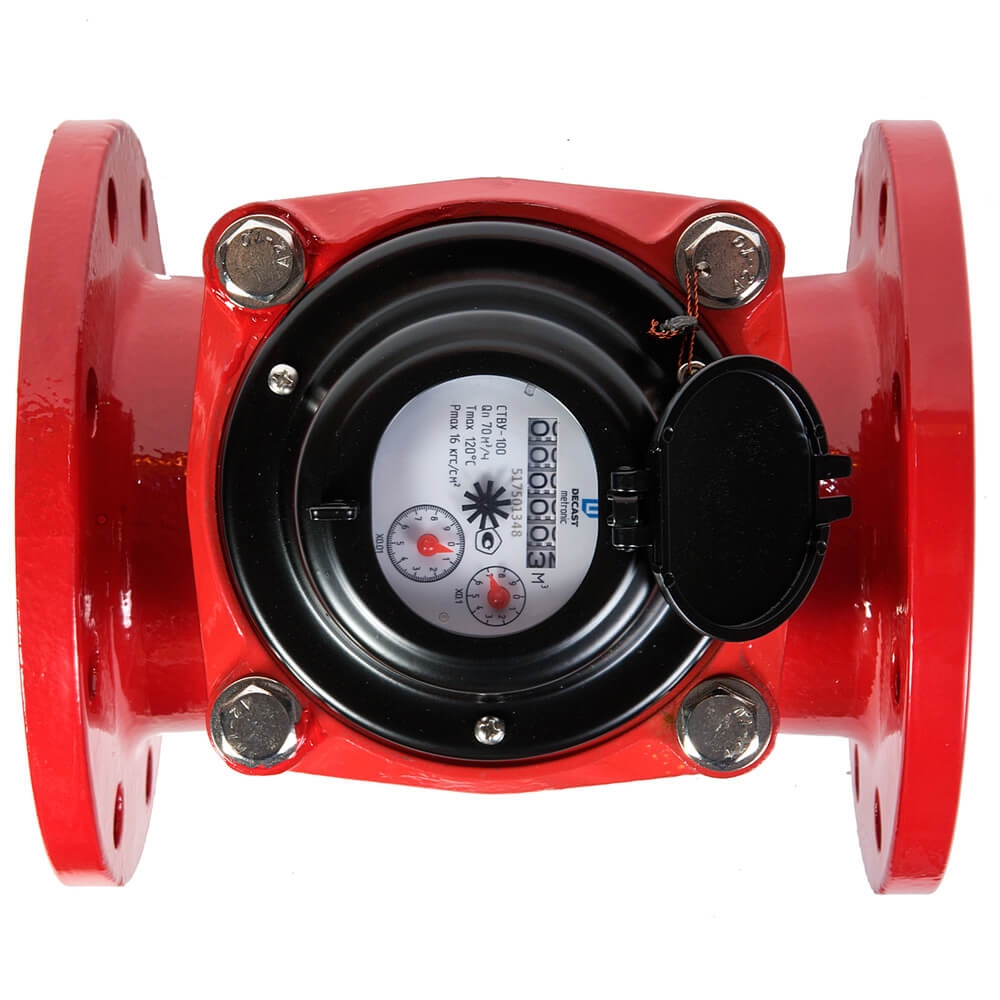 Счетчик воды Декаст СТВУ-100 турб. фланц. (универ.) т тт000016150