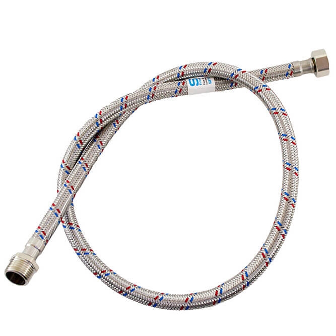 Гибкая подводка для воды (нерж. сталь) ГШ 1/2" 2,0м т 00000000515