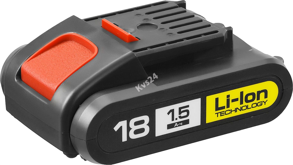 ЗУБР  М1, 18 В, 1.5 А·ч, аккумуляторная батарея (АКБ-18-Ли 15М1) АКБ-18-Ли 15М1