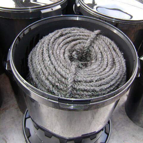 Канат смоляной 10-12 мм. ведро 12,5л (10кг) т тт000015423