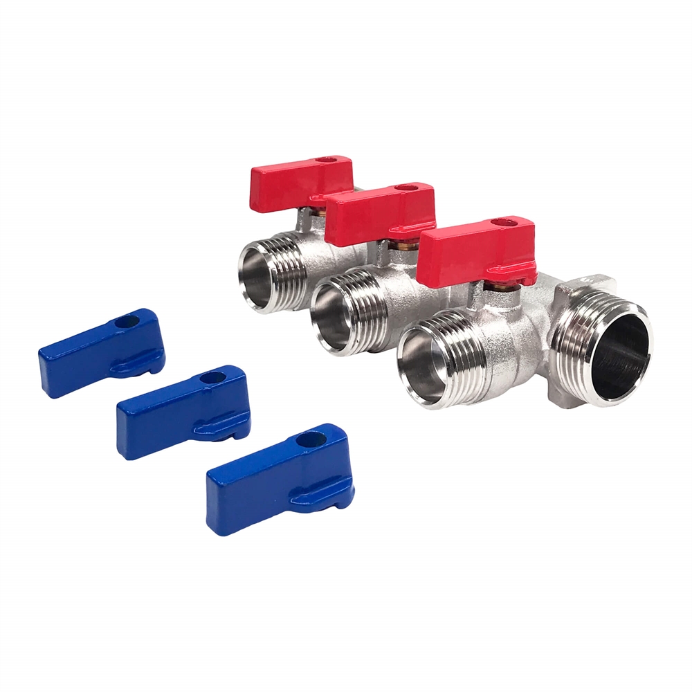 Коллектор распределительный STI ГШ 3/4" (НР 1/2"х3 вых.) т тт000019002