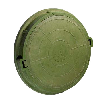 Люк полимерный, 15 кН - зелёный т тт000003212