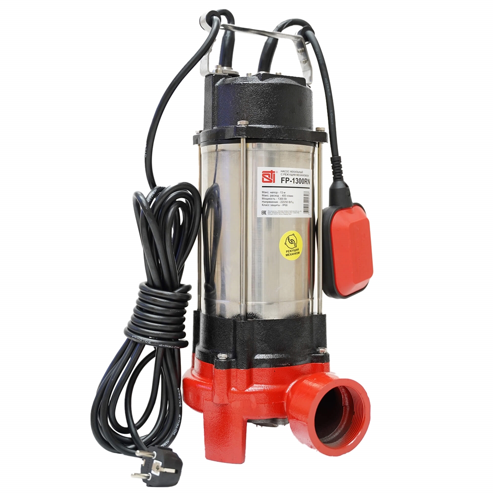 Насос фекальный с режущим механизмом STI FP-1300 RN т тт000019434